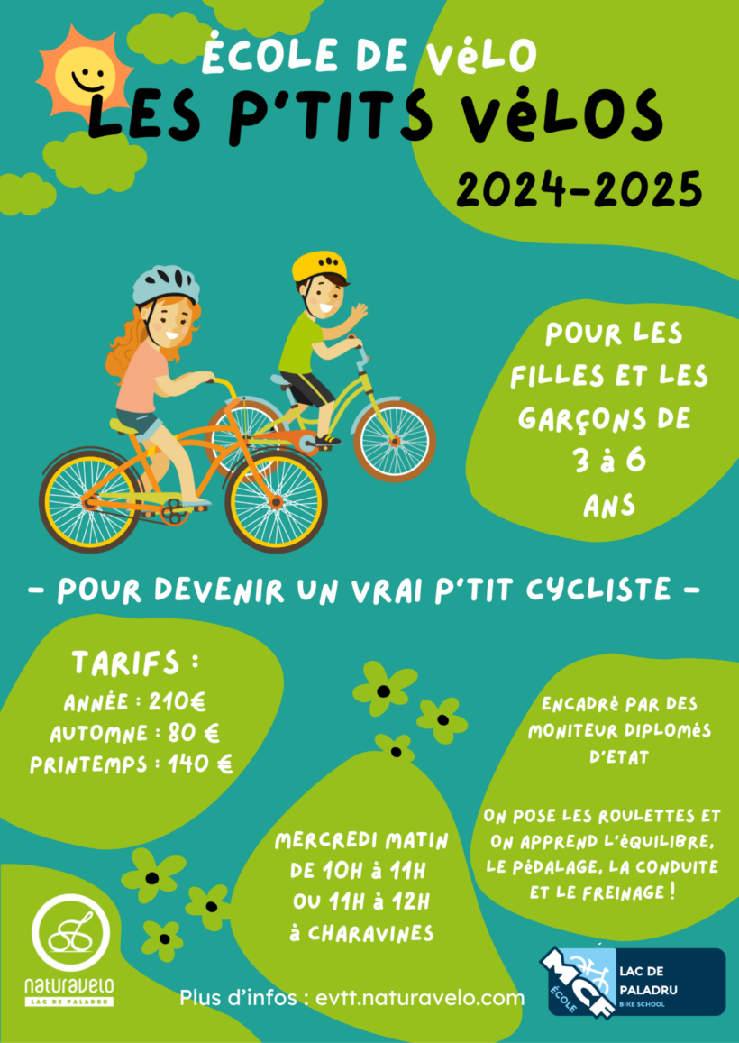 Les p'tits vélos : l'école de vélo des 3-6 ans