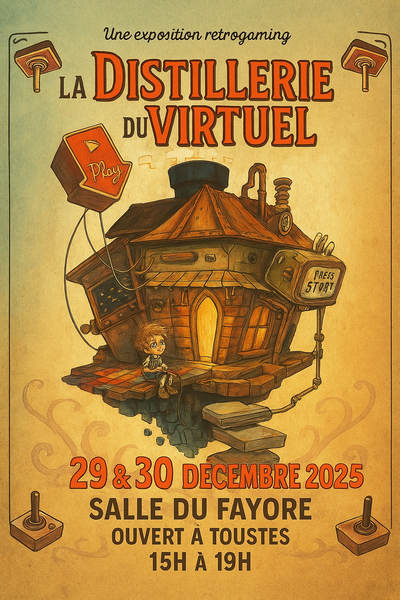 Exposition Retrogaming - La Distillerie du Virtuel_Saint-Michel-de-Chaillol - © Service animation Chaillol