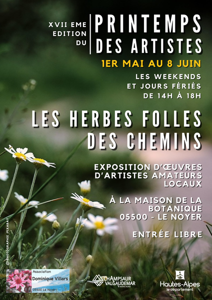 Affiche Printemps des Artistes - © Pixabay - CCCV XVIIème Printemps des Artistes_Le Noyer - © Pixabay - CCCV