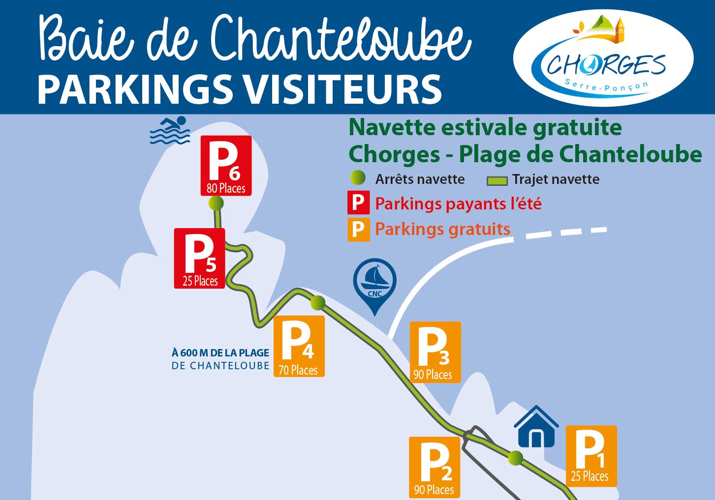 Parking - Baie de Chanteloube