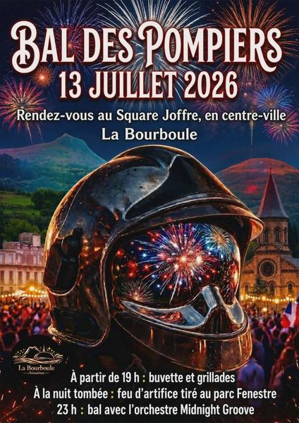 Fête nationale - Bal populaire des pompiers [FEU D'ARTIFICE REPORTÉ]