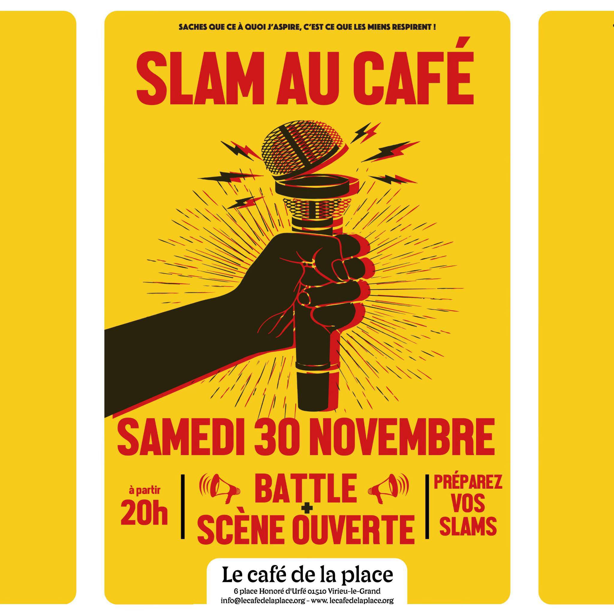 Slam au Café de la Place_Virieu-le-Grand