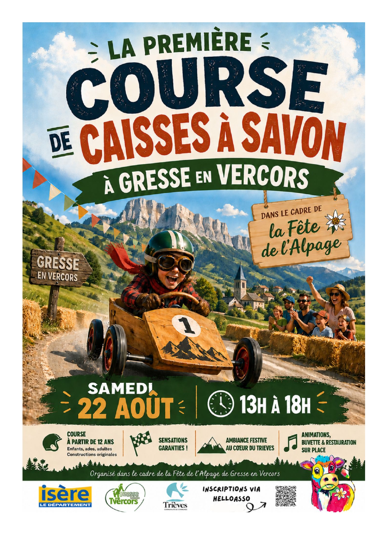 Course de caisses à savon de la Fête de l'alpage_Gresse-en-Vercors
