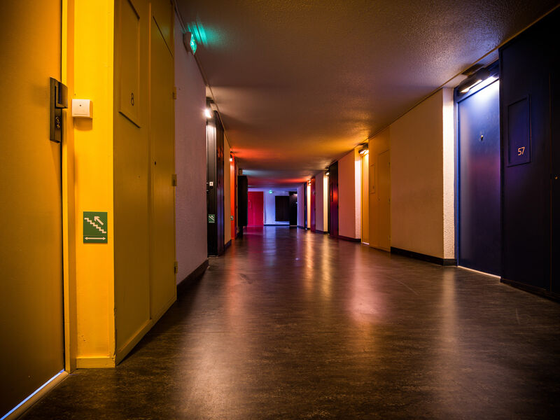 Site Le Corbusier / Unité d'Habitation / rue intérieure