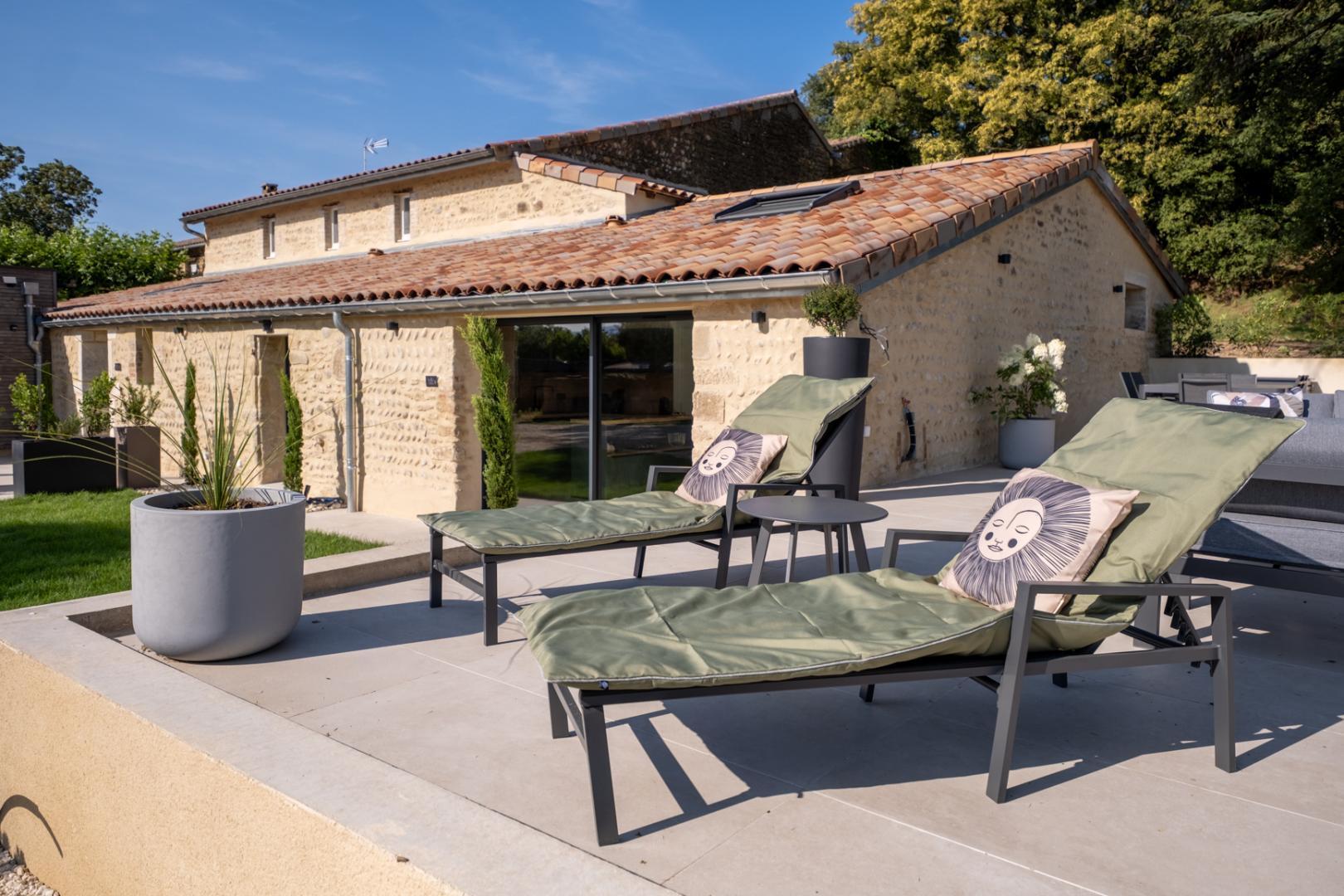 La terrasse extérieure