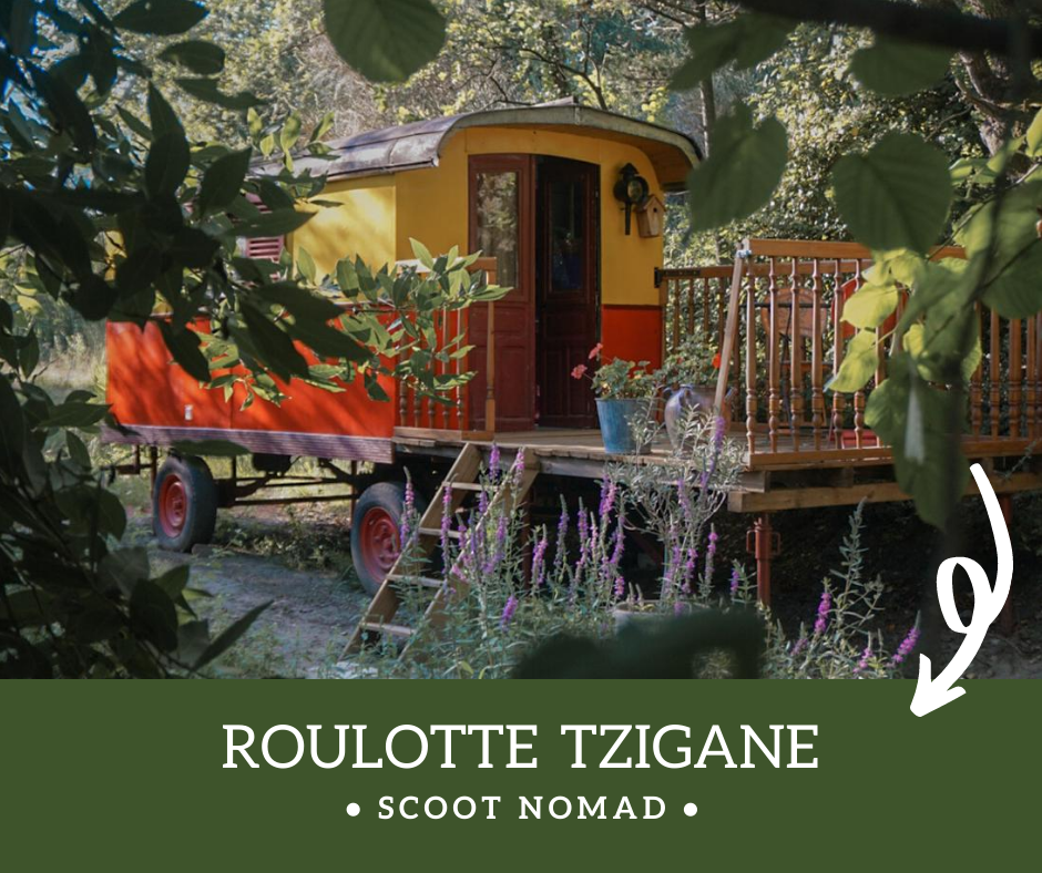 Roulotte et gite champetre lorette de scoot Nomad