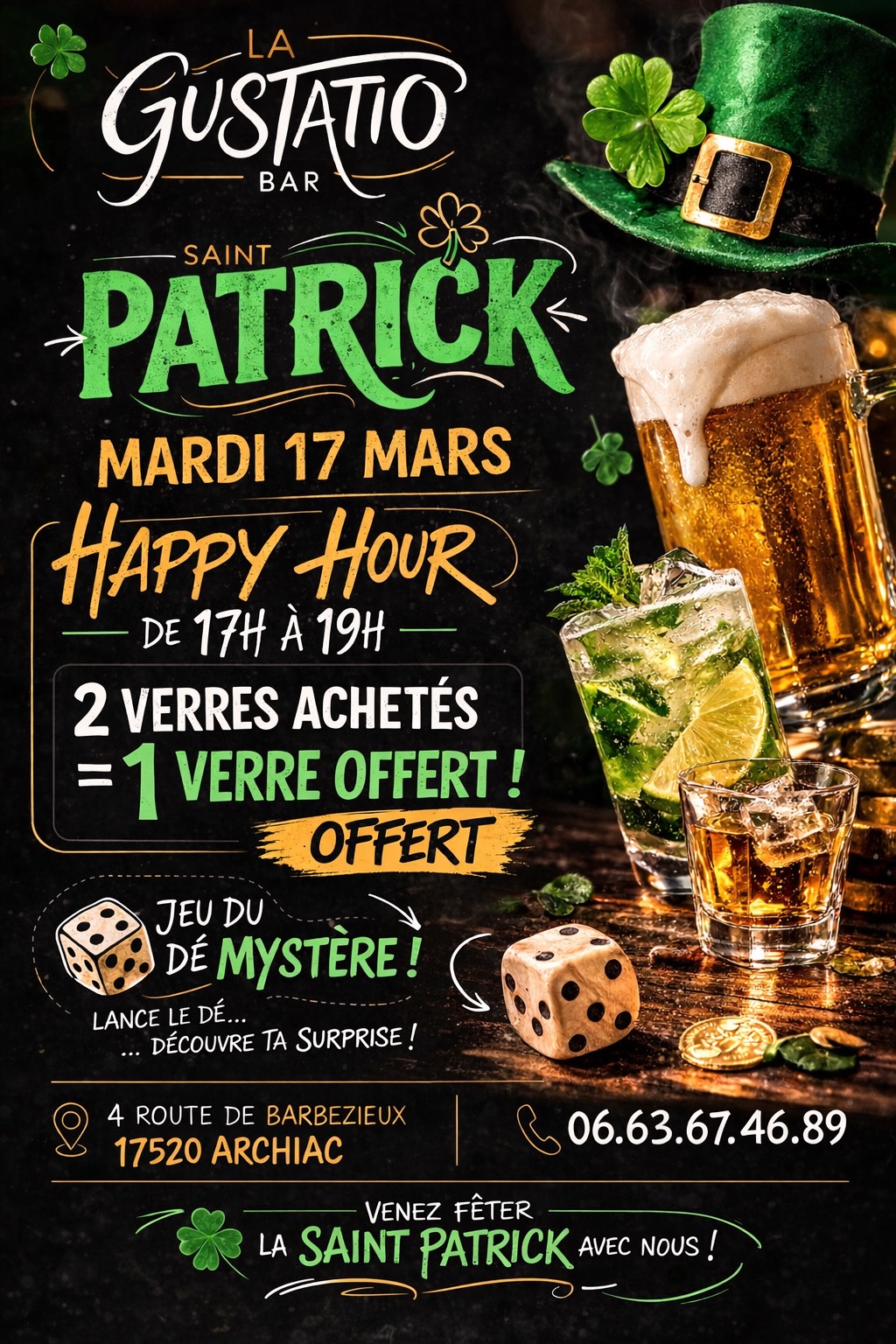 Saint-Patrick à la Gustatio
