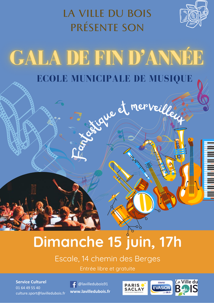 Gala du conservatoire de La Ville du Bois