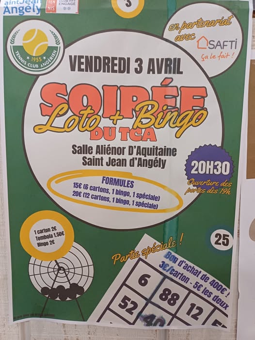 Loto - Tennis Club Angérien