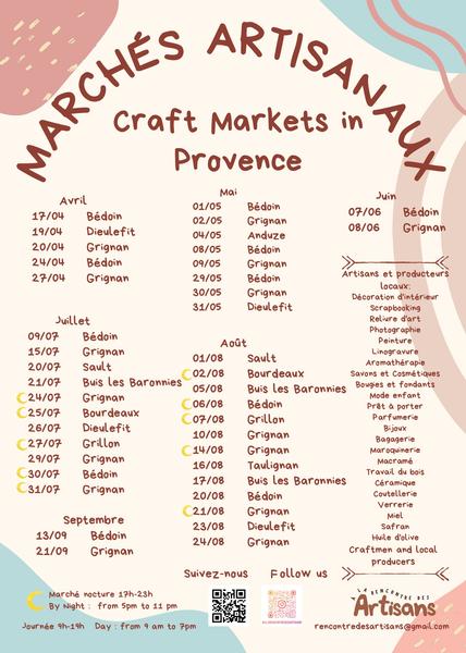 Marché artisanal_Grignan