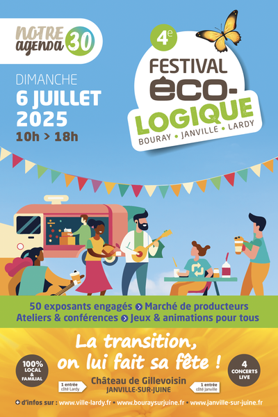 Festival EcoLogique Bouray-Janville-Lardy " La transition, on lui fait sa fête"