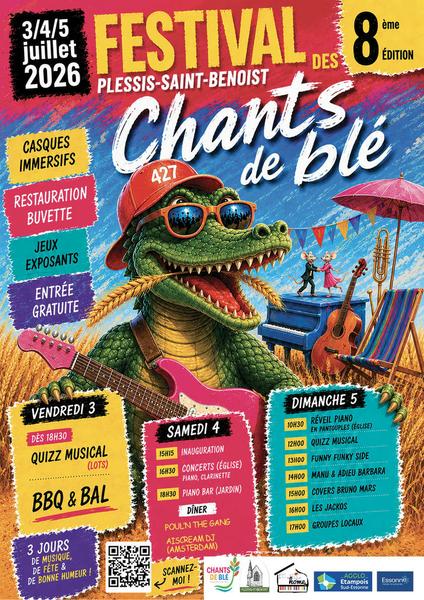 Affiche Chants de blé festival 2026