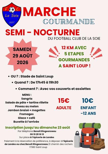 Marche gourmande semi-nocturne