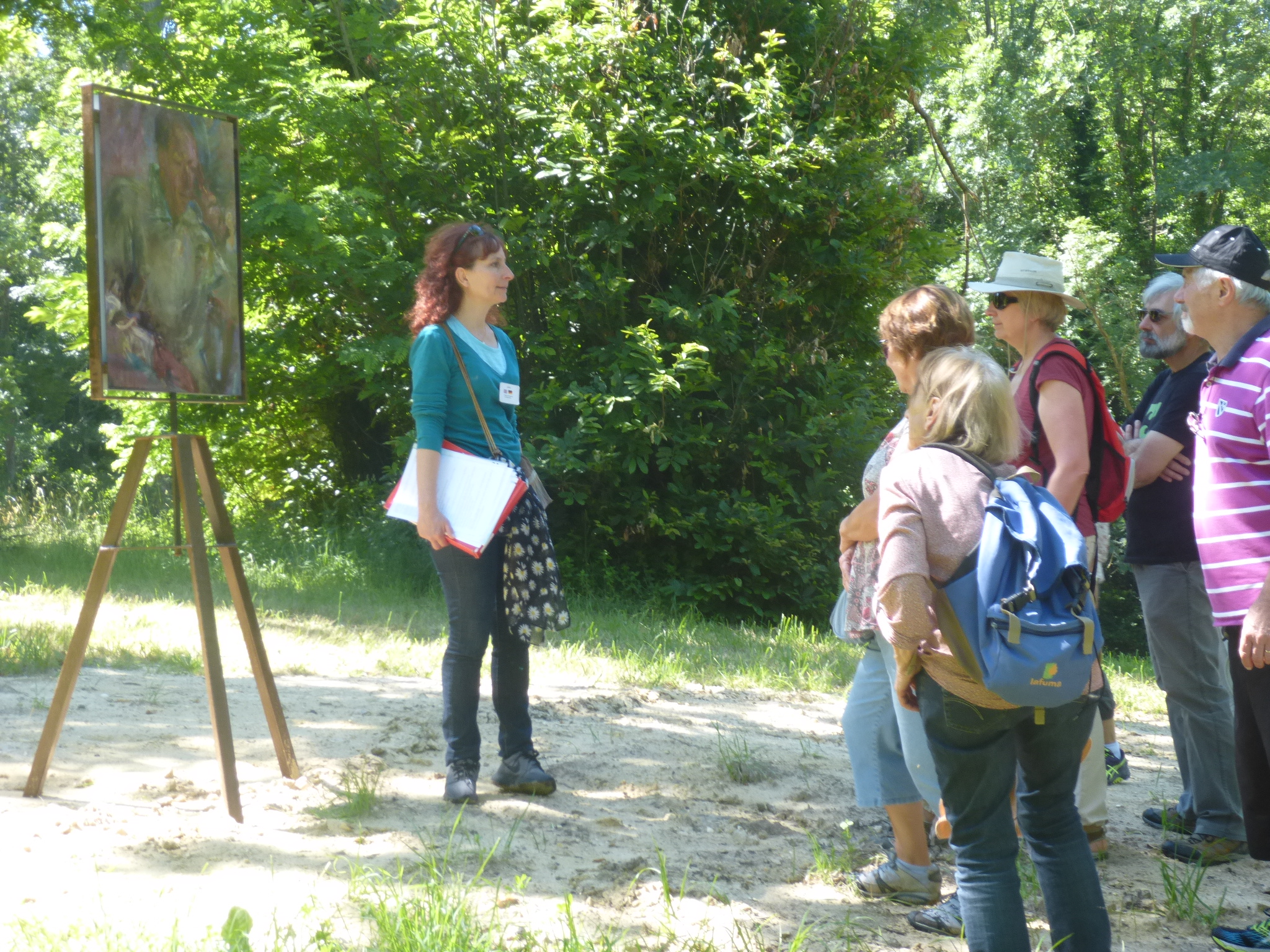 Chemin des artistes réfugiés