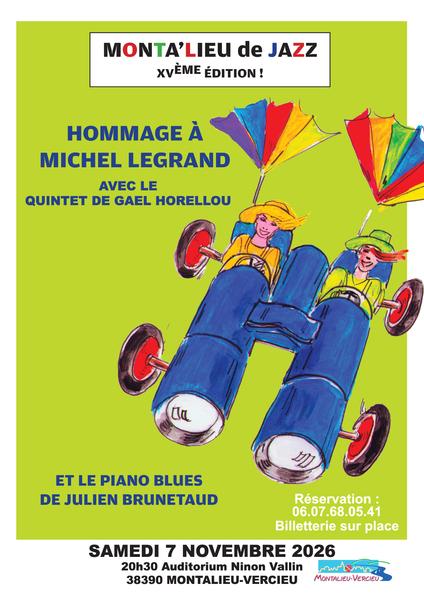 Monta'lieu de Jazz - 15 ème édition, à l'espace Ninon Vallin