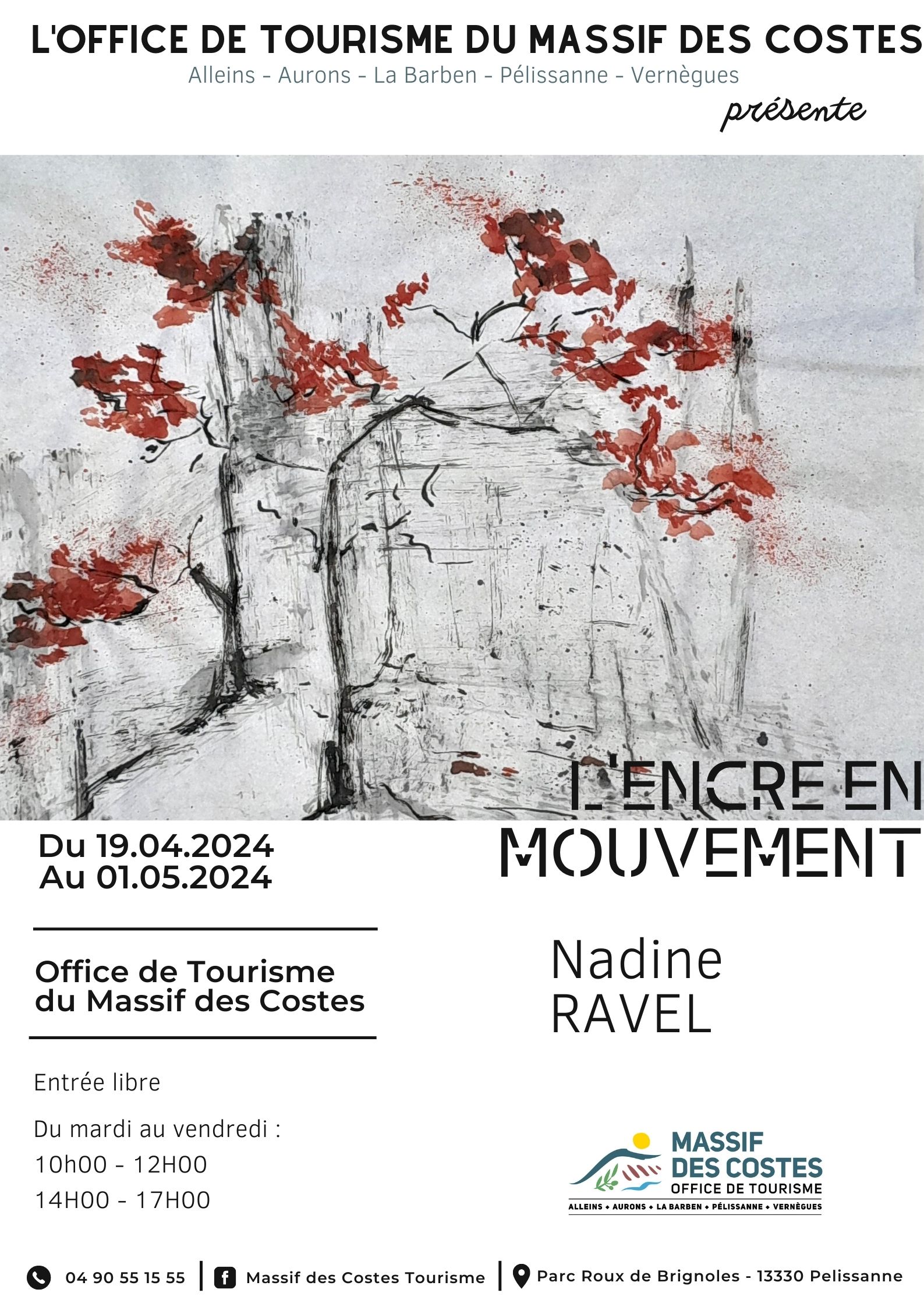 L'encre en mouvement - Exposition Nadine RAVEL