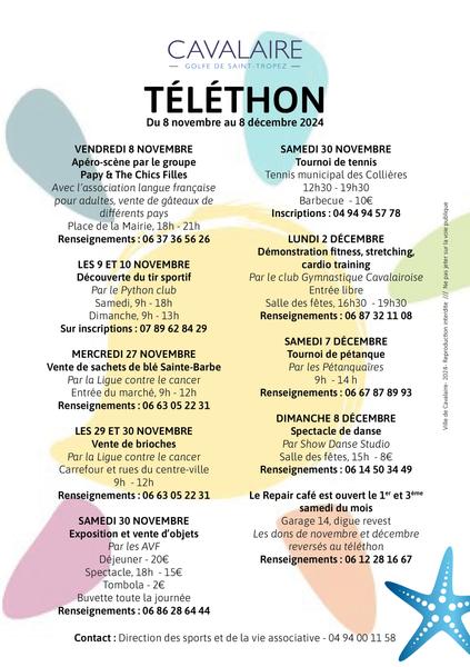 Cavalaire-Sur-Mer : Téléthon 2024