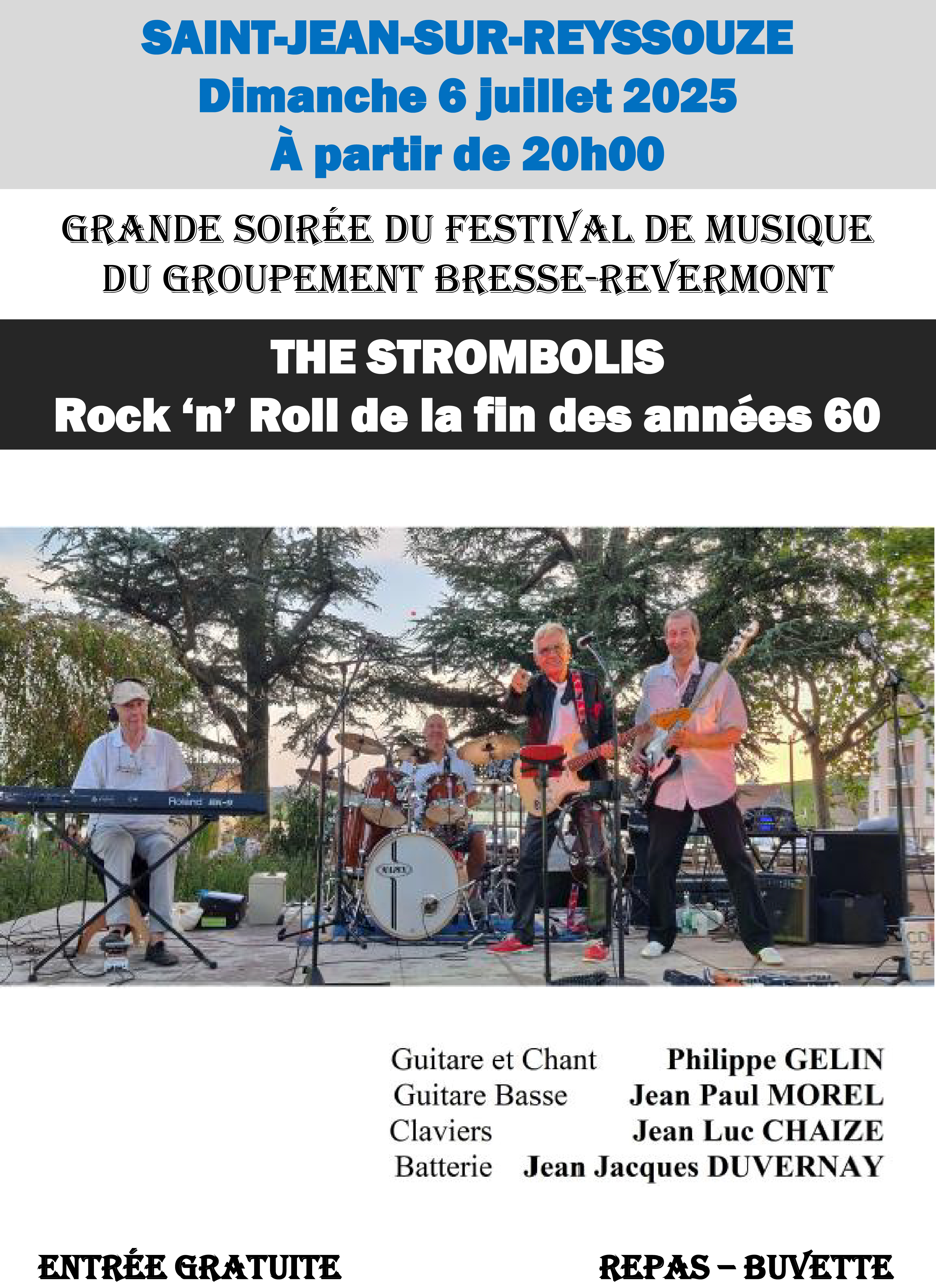 Affiche concert The Strombolis