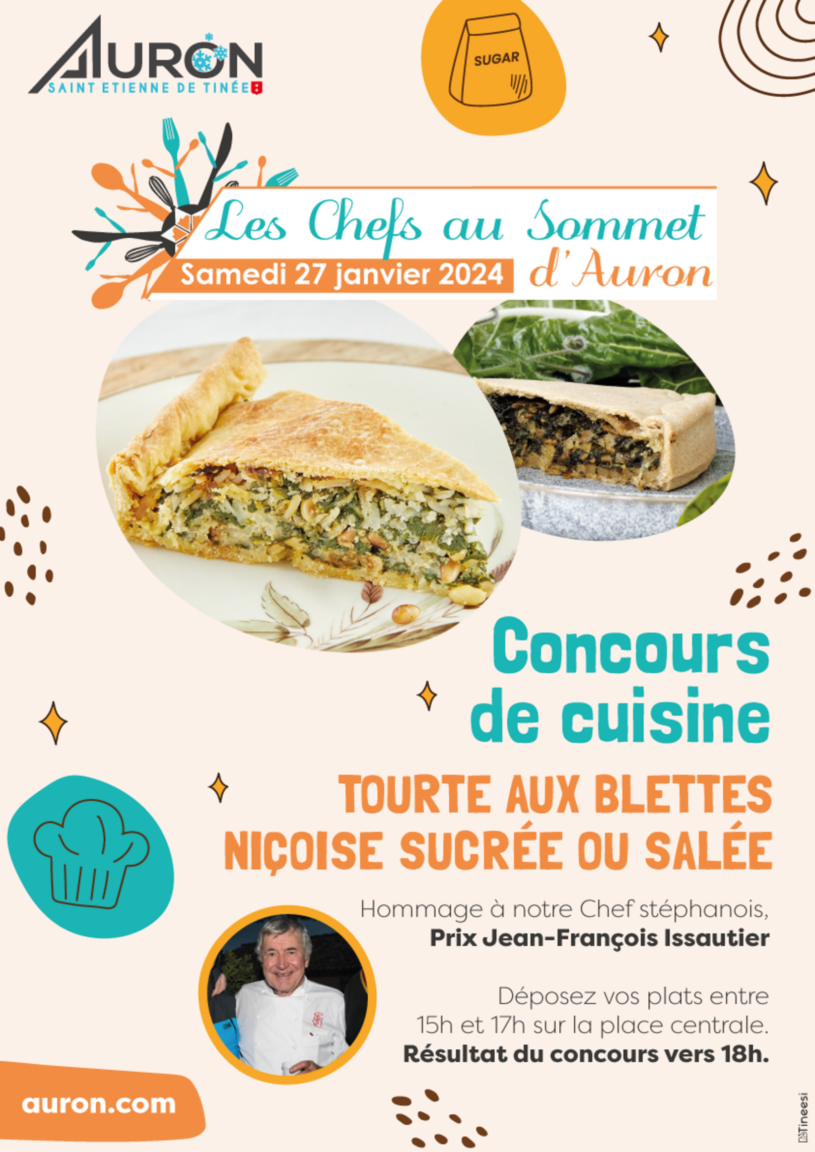 Concours de cuisine Tourte aux Blettes, (événement à Auron