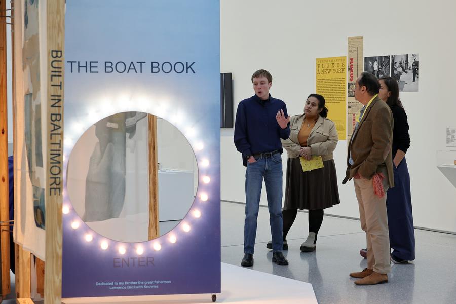 Visite de l'exposition "Alison Knowles. Une rétrospective", MAMC+, 2025.