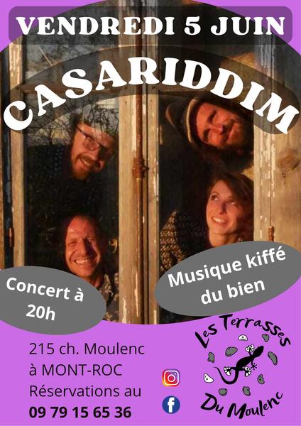 Concert aux Terrasses du Moulenc