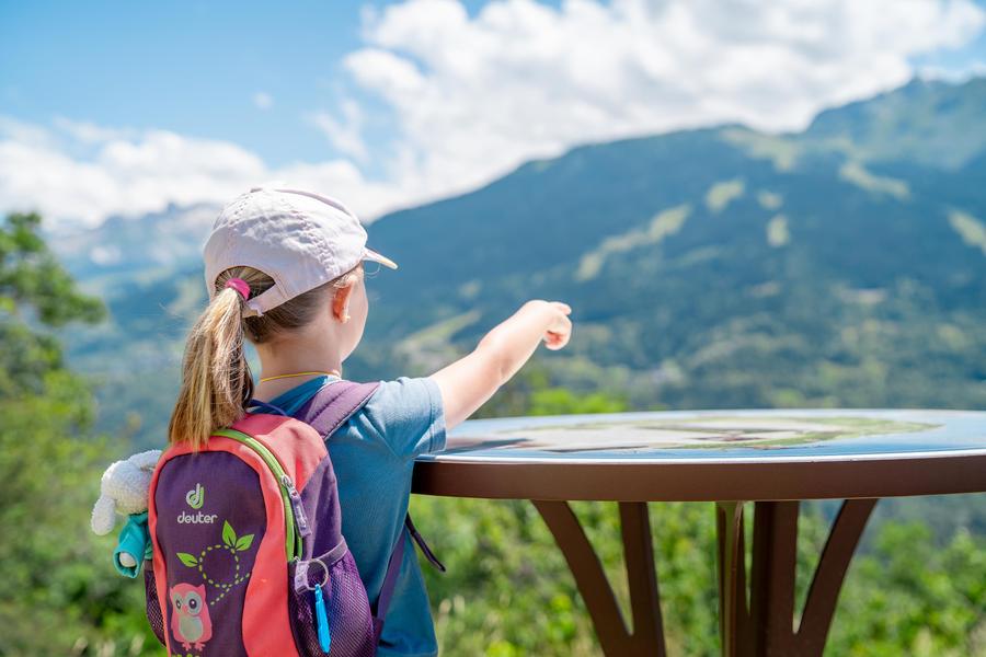 Table d'orientation à la Chapelle Notre Dame des Neiges A/R - Montagny
