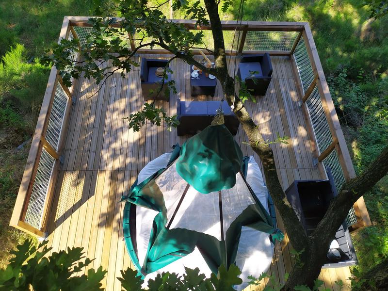 Tente suspendue Émeraude