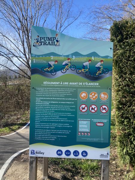 Pump track de la Plaine sportive de Belley_Belley