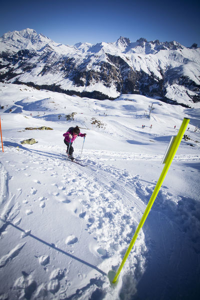 La trace bleue - ski de randonnée