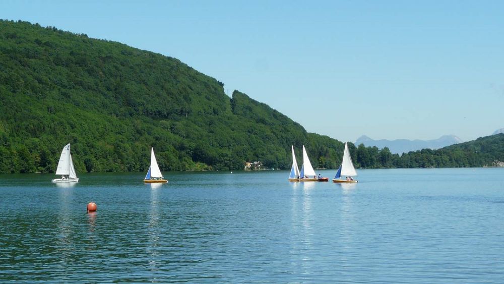 Voiliers sur le lac