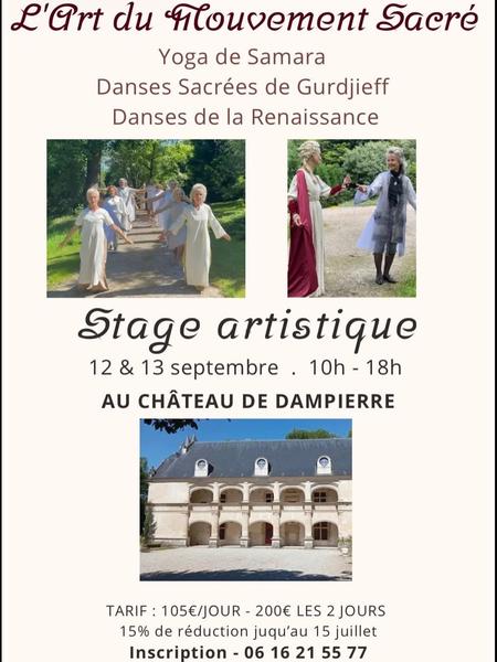 Stage artistique - Yoga, danses