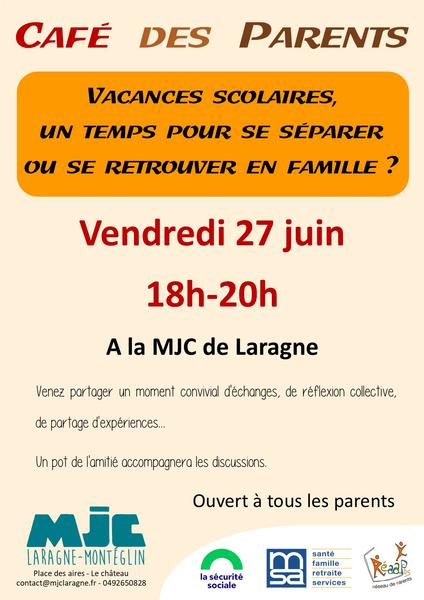 - © MJC de Laragne Café des parents_Laragne-Montéglin - © MJC de Laragne