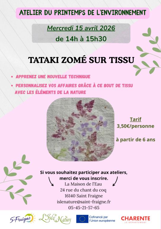 Atelier du printemps de l'environnement