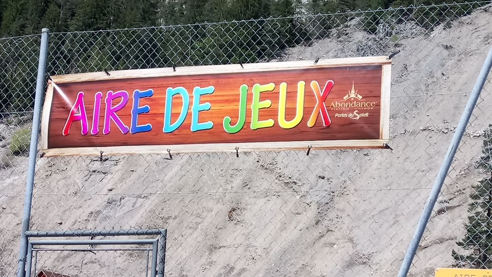 Aire de jeux enfants - Abondance