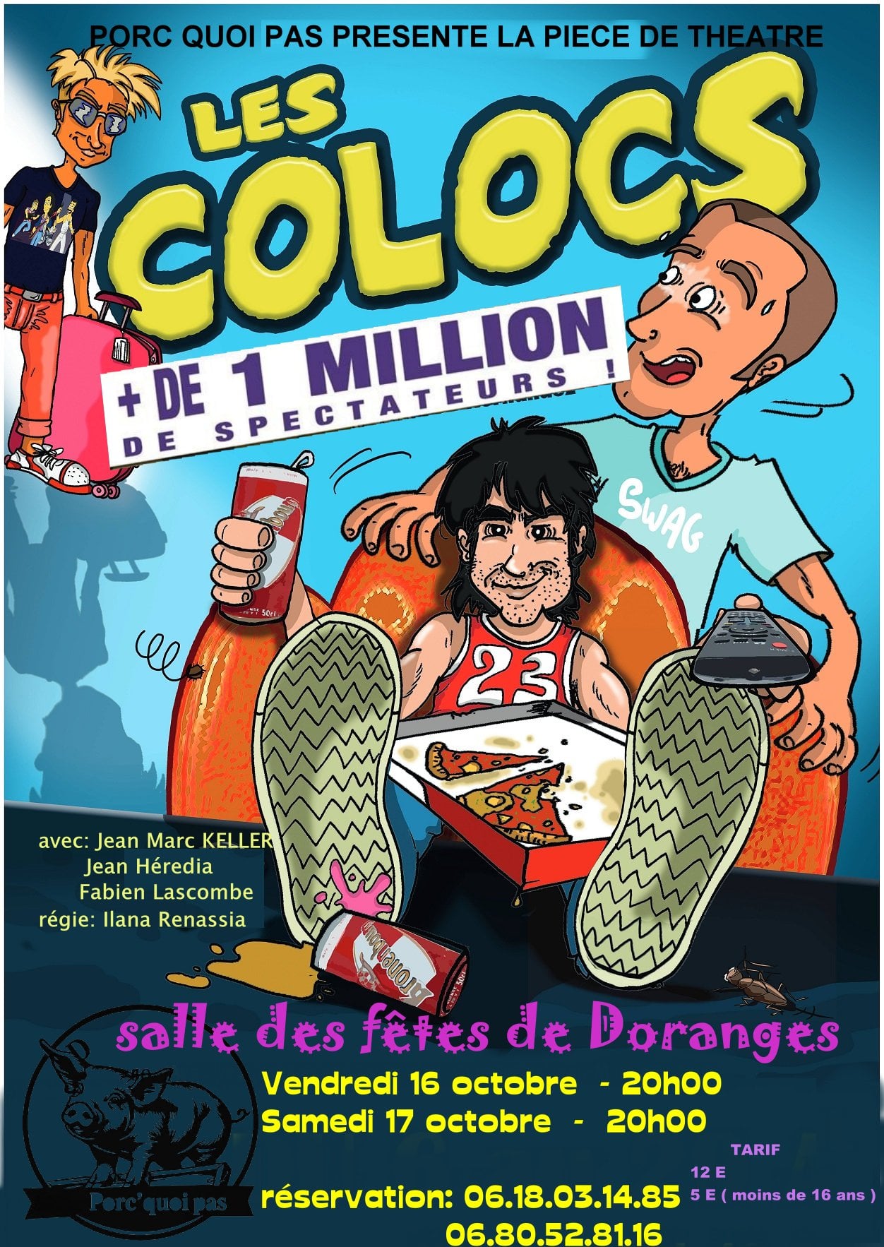 Soirée théâtre – Les colocs