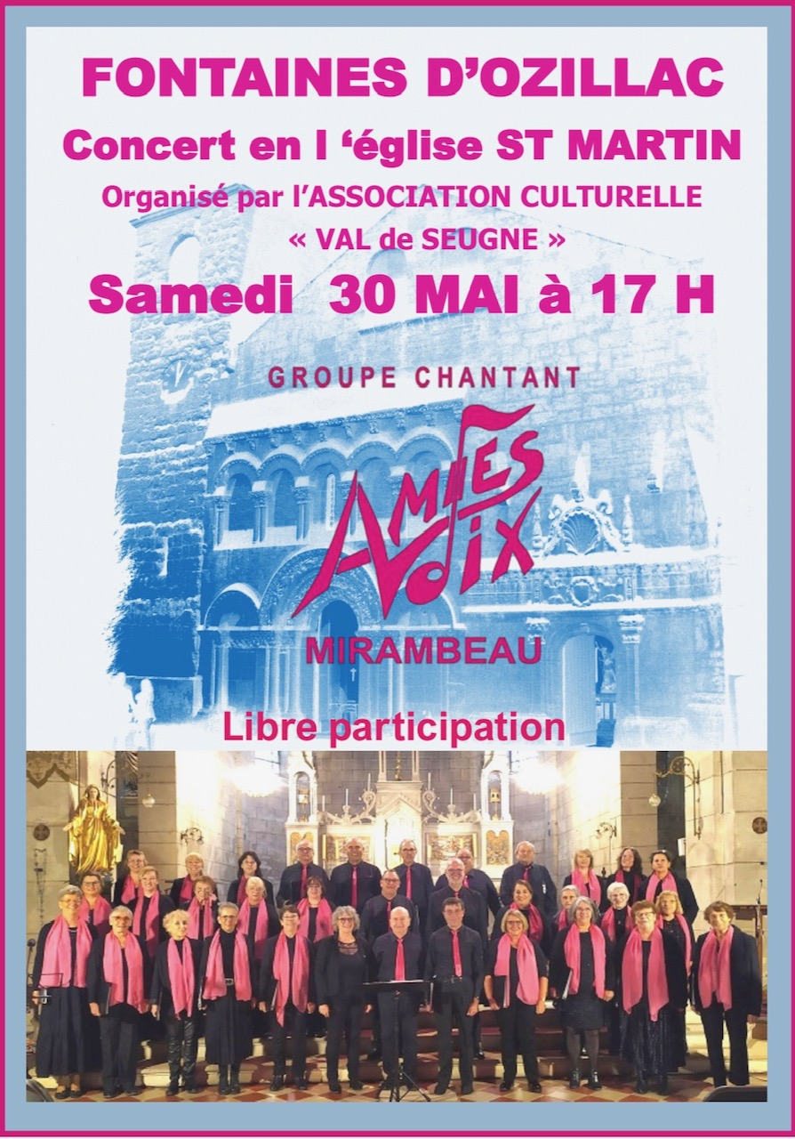 Concert chorale Amies Voix