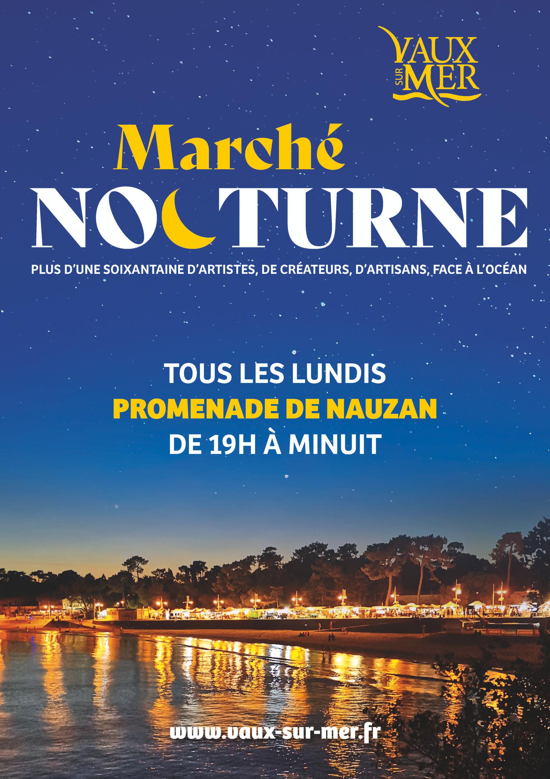 Marché nocturne de Vaux-sur-Mer