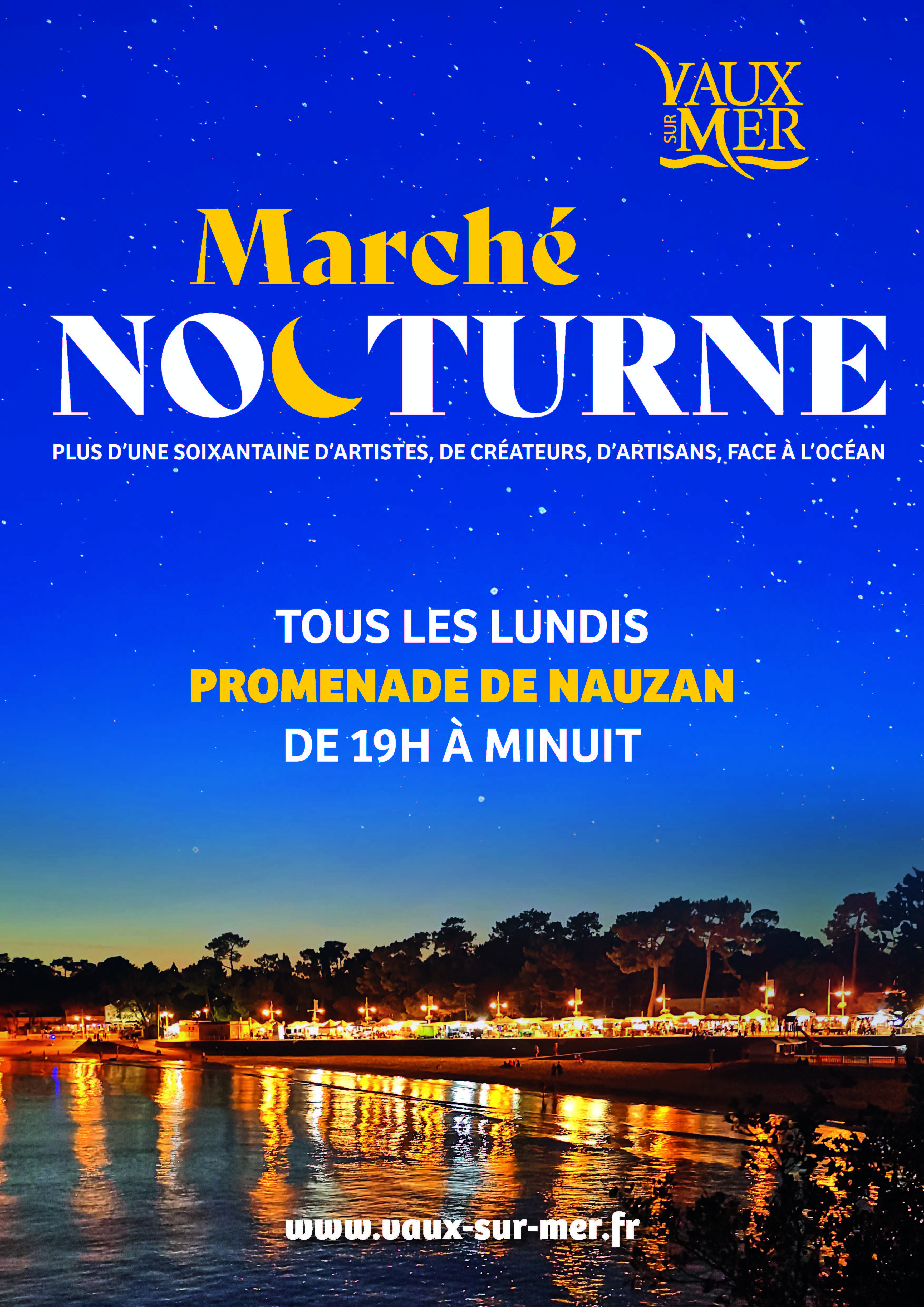 Marché nocturne de Vaux-sur-Mer