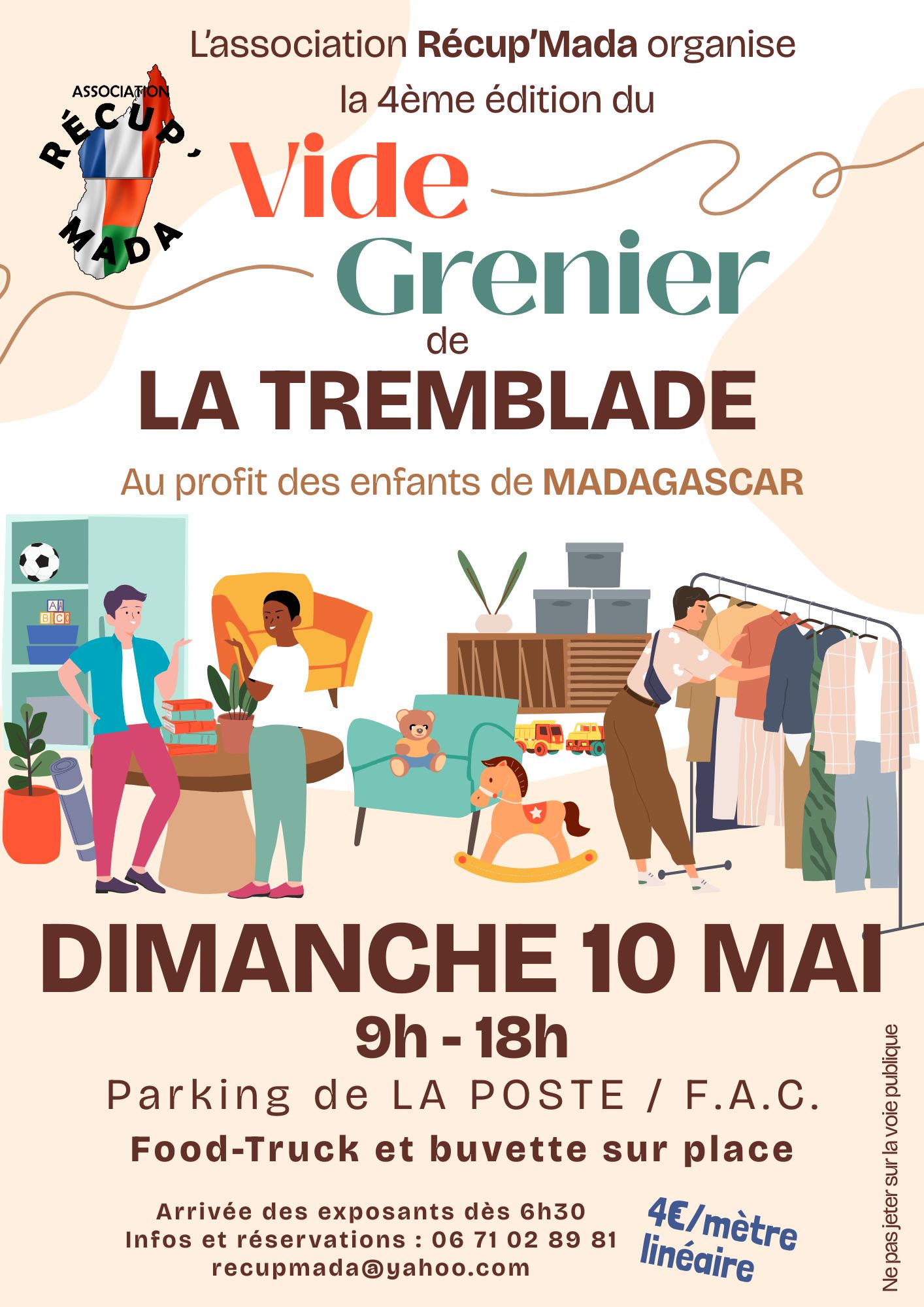 Vide grenier Récup'Mada