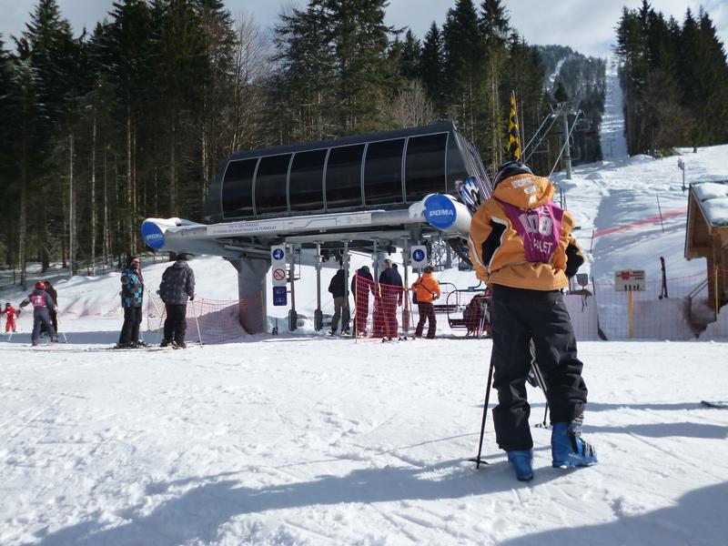 Pied des pistes de la station - côté Planolet