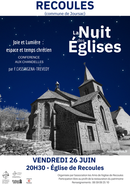 Nuit des églises - Conférence aux chandelles