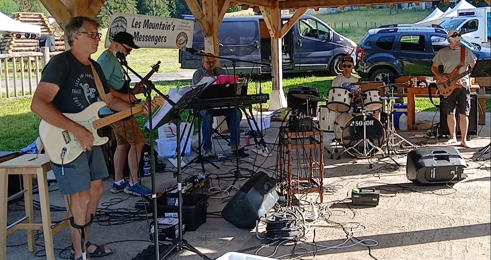 Concert des Mountains Messengers dans le cadre du Lac en Rose