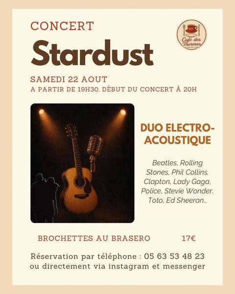 Concert au Café des Thermes - Stardust