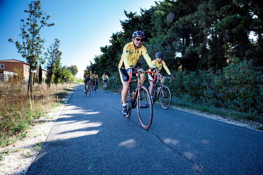 Cyclistes Via Venaissia