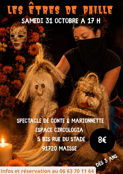 Les u00catres de paille : un spectacle de marionnettes et de contes u00e0 Maisse_Maisse