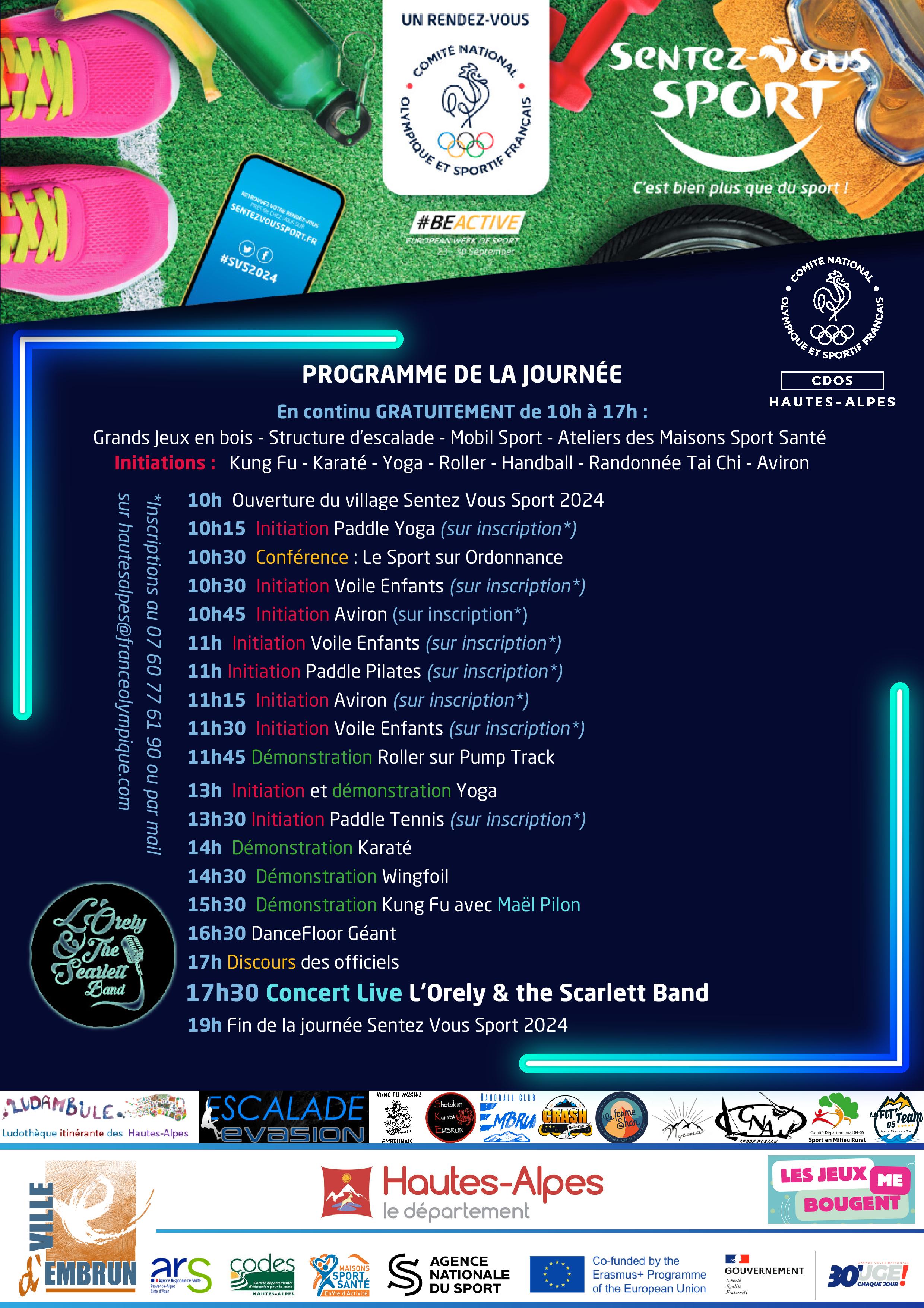 programme sentez vous sport