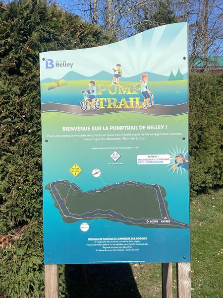 Pump track de la Plaine sportive de Belley_Belley