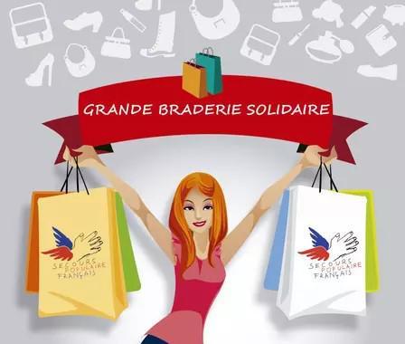 Braderie solidaire du Secours Populaire Français, comité Palaiseau Villebon 