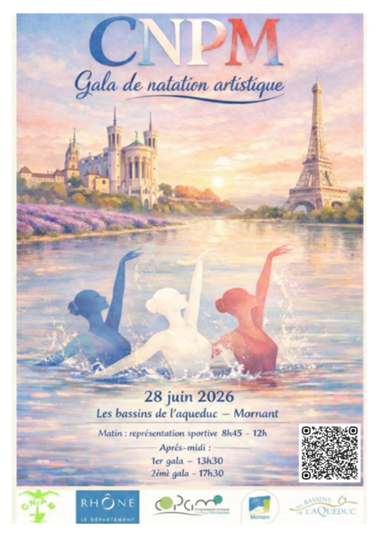 Gala : natation sportive et artistique_CNPM_Centre Aquatique_Mornant