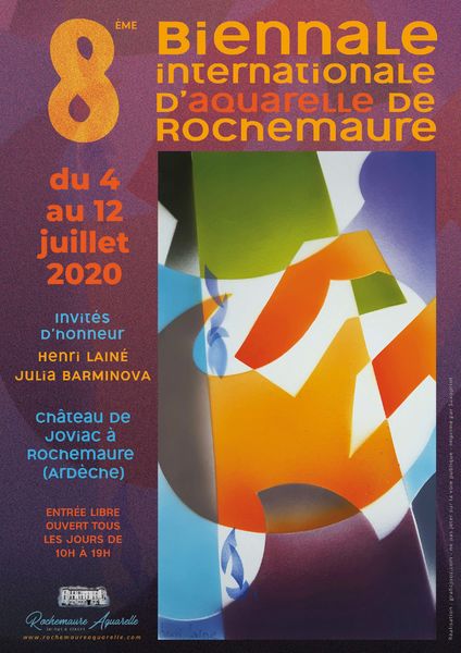 8ème Biennale internationale daquarelle de Rochemaure
